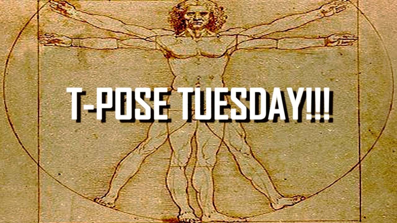 T-Pose Tuesday (The Vitruvian T-Pose)
