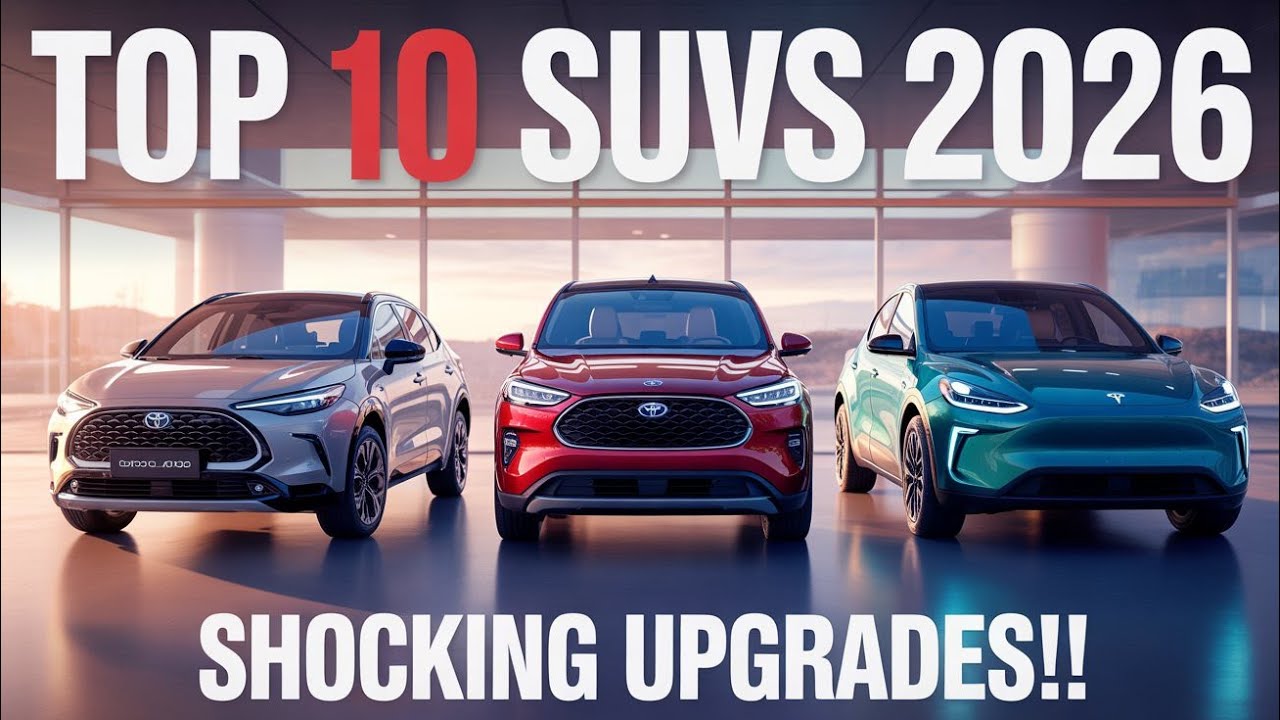 Top 10 New SUVs Coming in 2026 That Will Blow Your Mind! (Full Lineup Revealed)😱