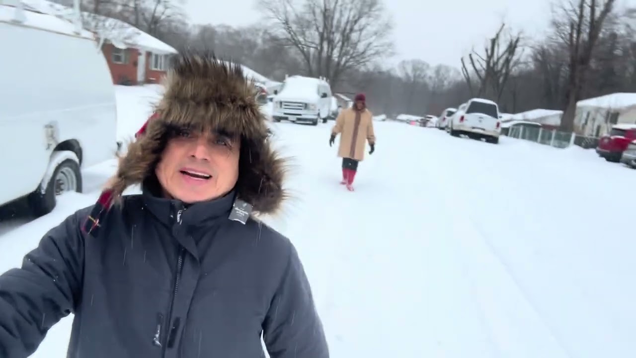En la nieve 