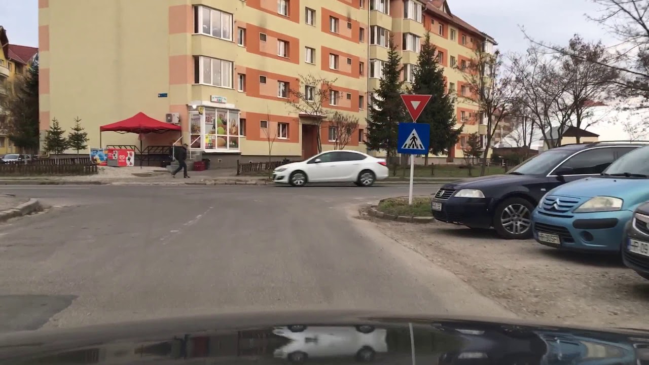 Dash Cam 2019  HD Driving around the City of Miercurea Ciuc - Csikszereda