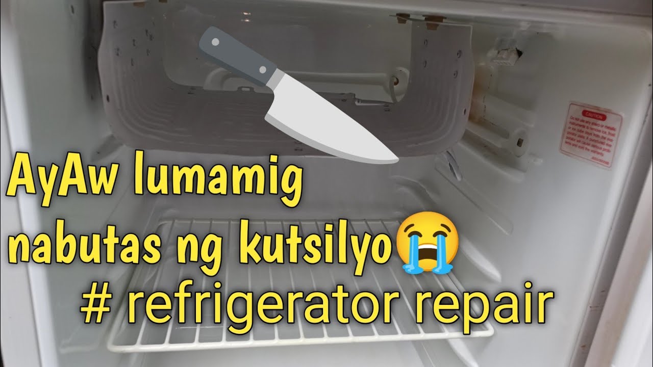 Nabutas na refrigerator LG evaporator problem #recoil# TUTORIAL#repair