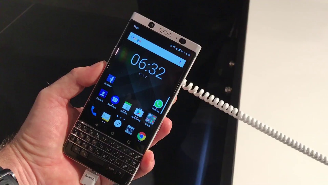 BlackBerry KEYone (prvý kontakt)