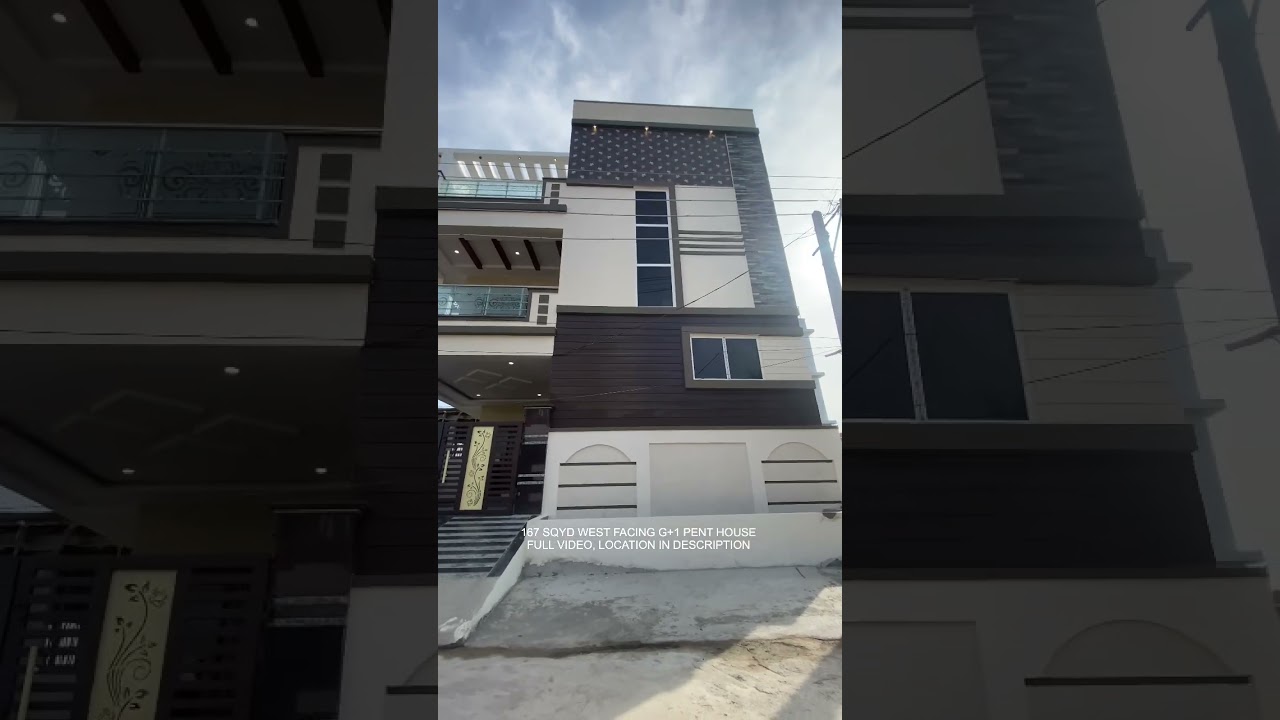 160 SQ YD WEST FACING G+1 PENT HOUSE INDEPENDENT HOUSE FOR SALE @HYDERABAD EXTERIOR