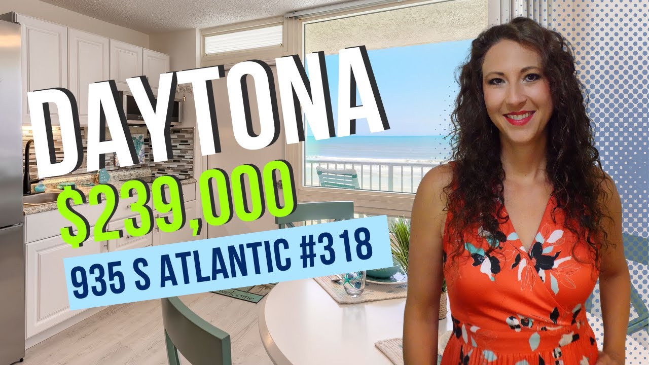 A1A | Live Oceanfront in Daytona Beach 🏝 | 1/2 Condo | $250K
