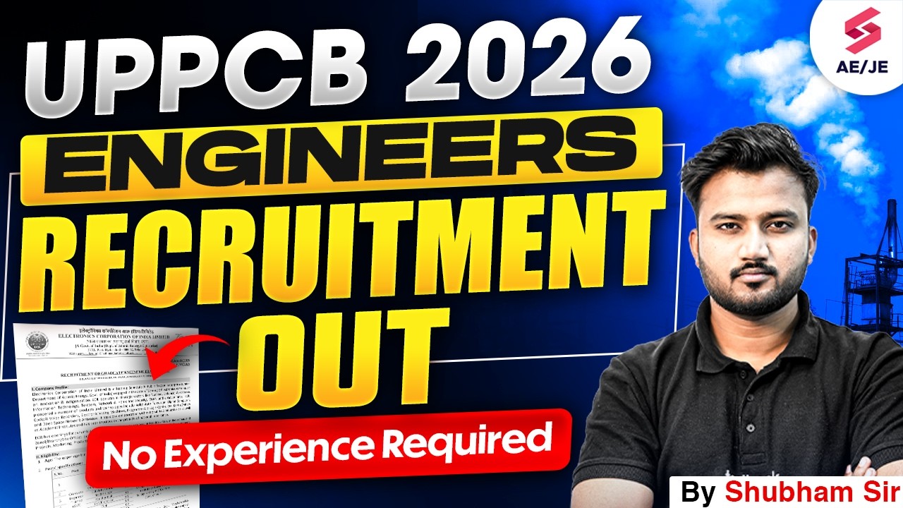 UPPCB Recruitment 2026 | UP Pollution Control Board Vacancy Full Details | Shubham Sir