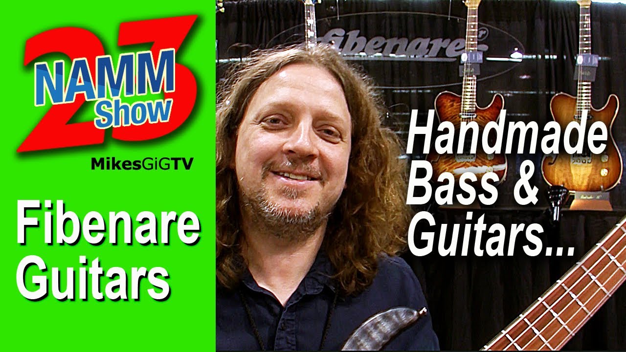 Fibenare Guitars Globe Bass at NAMM 2023 | MikesGigTV