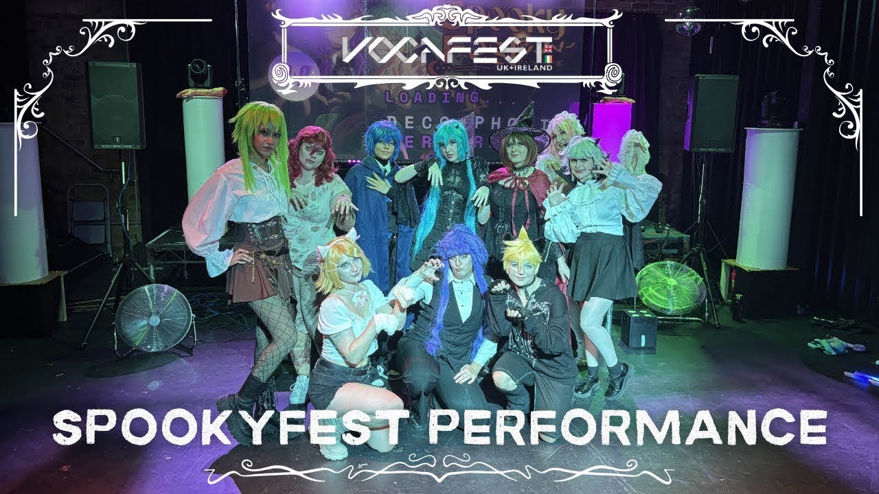 【 Deco*Phonic 】 VocafestUK Spookyfest Live Performance 2025 | Monitoring, Echo, Zombie and more!