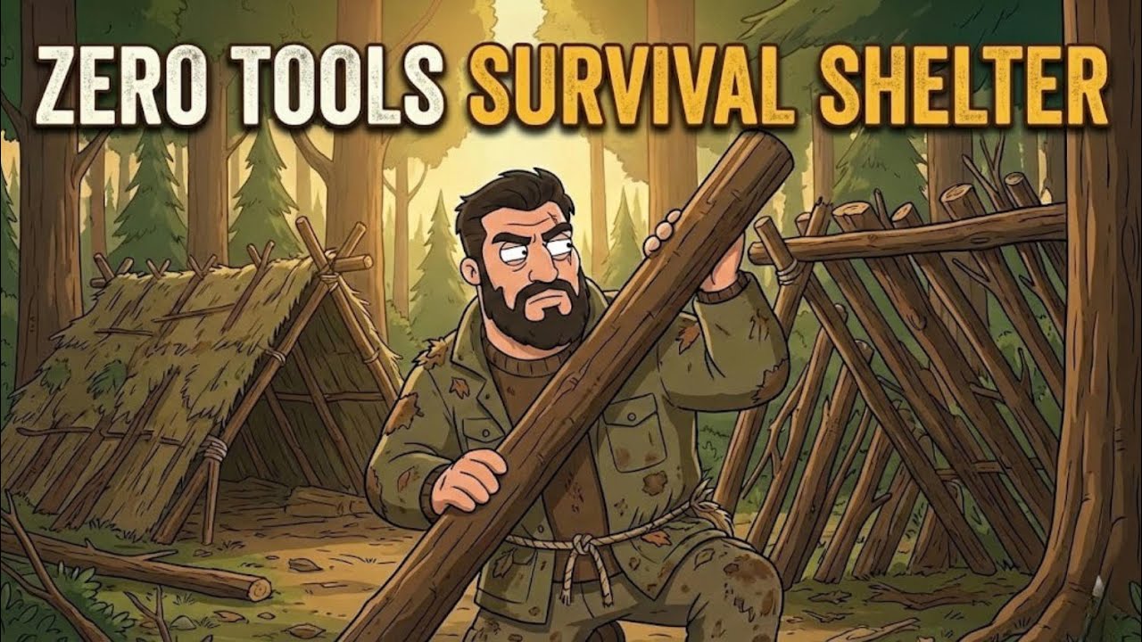 How to Build Shelter With Zero Tools — Survival Science Explained