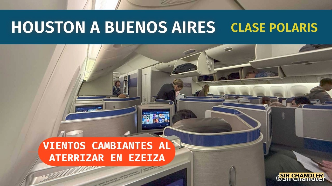 HOUSTON BUENOS AIRES ⛈️ BOEING 777 United