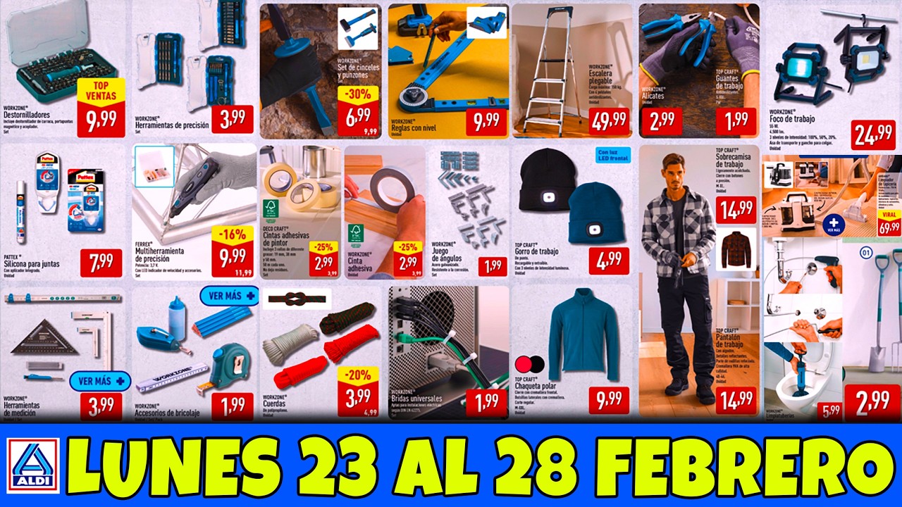 las HERRAMIENTAS mas RARAS en ALDI en el CATALOGO de esta Semana que COMPITE Con PARKSIDE