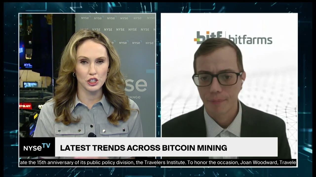 Ben Gagnon, CEO of Bitfarms joins NYSE TV Live
