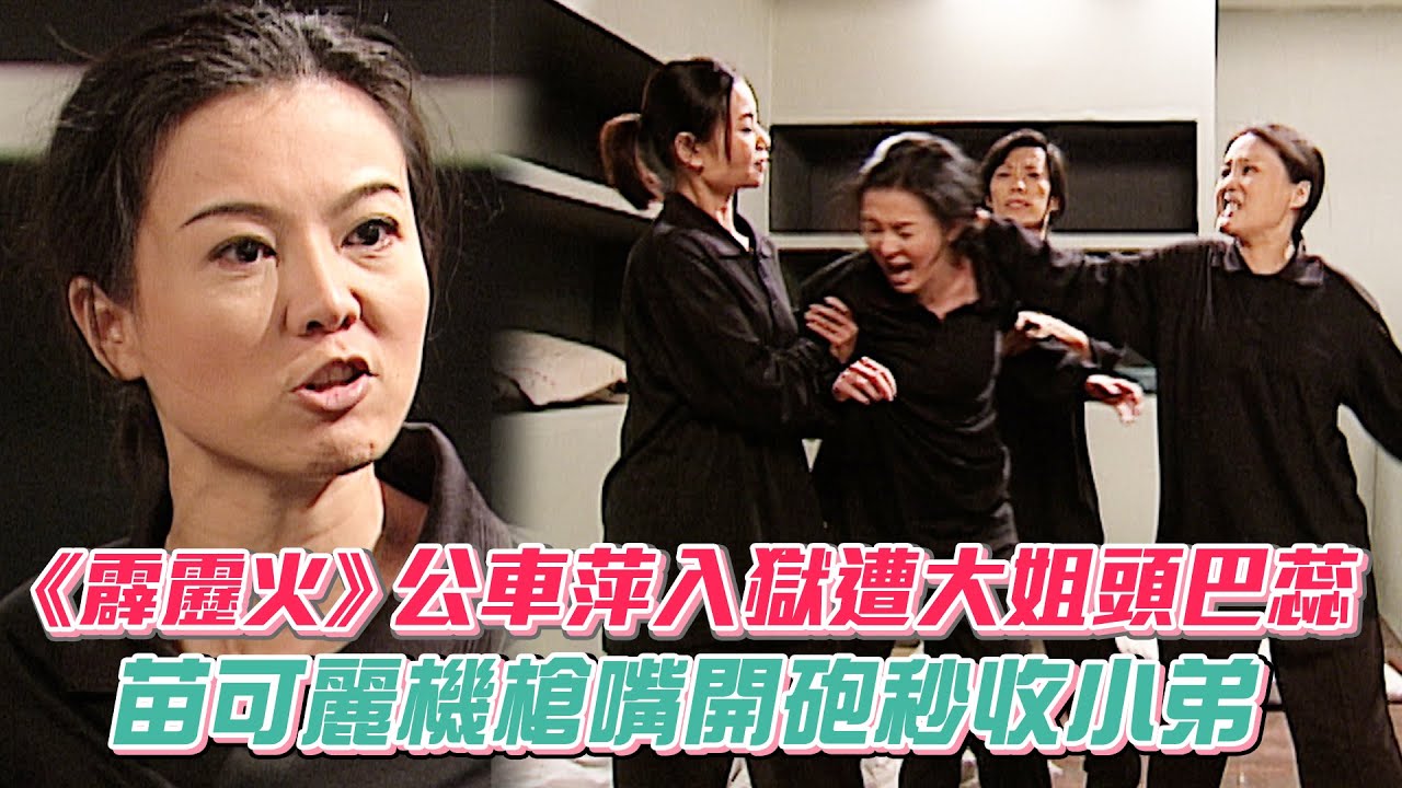 《霹靂火》公車萍入獄遭大姐頭巴蕊 苗可麗機槍嘴開炮秒收小弟│ Vidol.tv