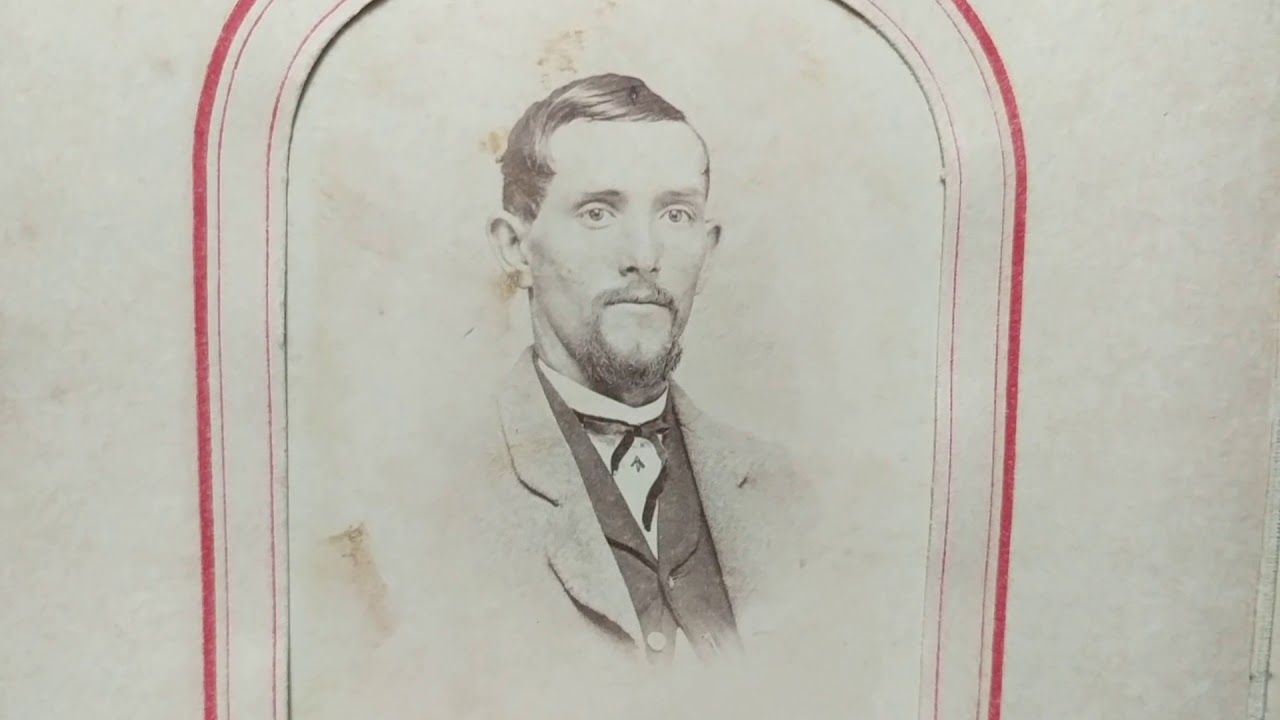 Antique Victorian 1860s - 1880s CDV & Tintype Photo Album