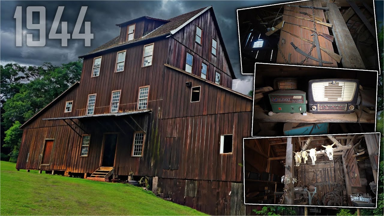 UM VERDADEIRO MUSEU PARADO NO TEMPO ESSE MOINHO DESATIVADO!