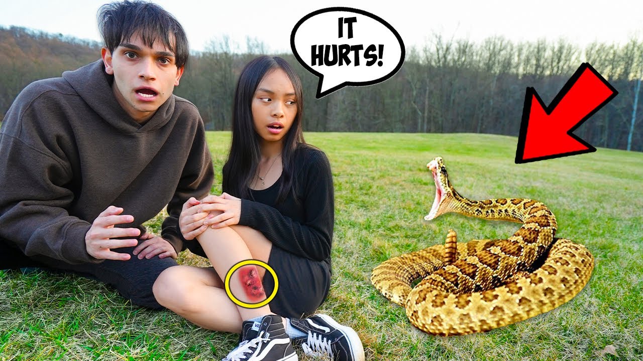 A Snake BITES Our Little Sister!