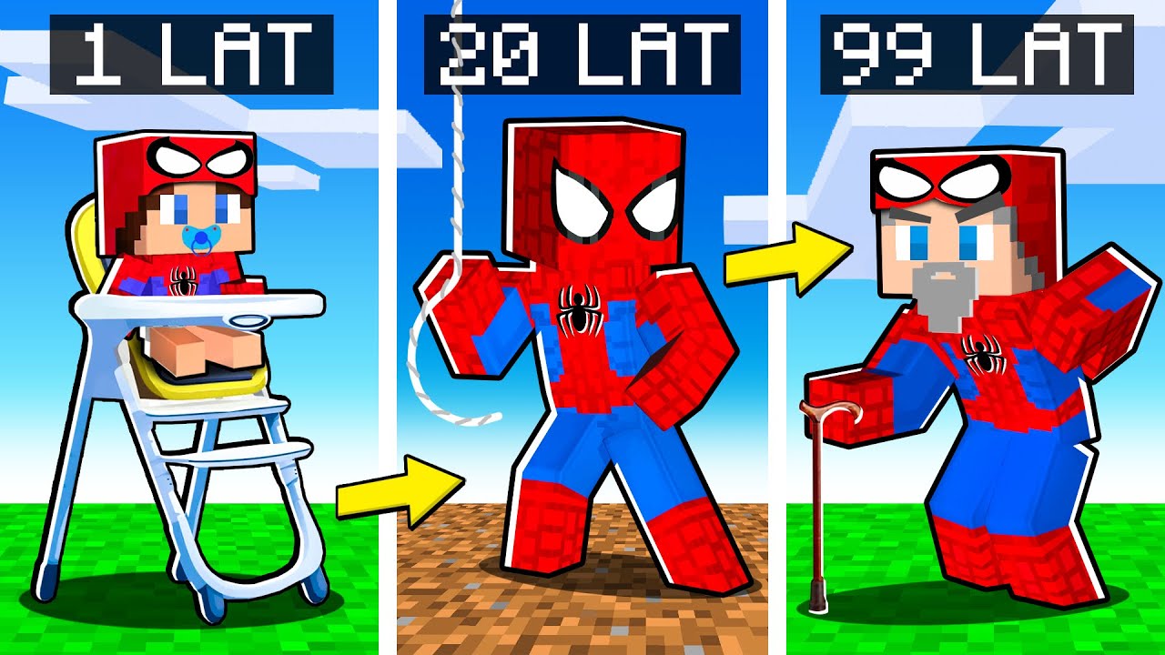 MINECRAFT, ale ŻYCIE SPIDERMANA!