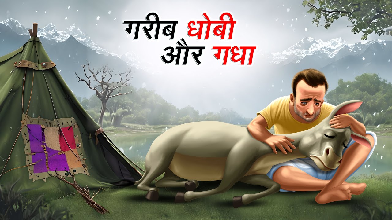 गरीब धोबी और गधा | GAREEB DHOBI AUR GADHA | HINDI KAHANIYA | HINDI STORIES