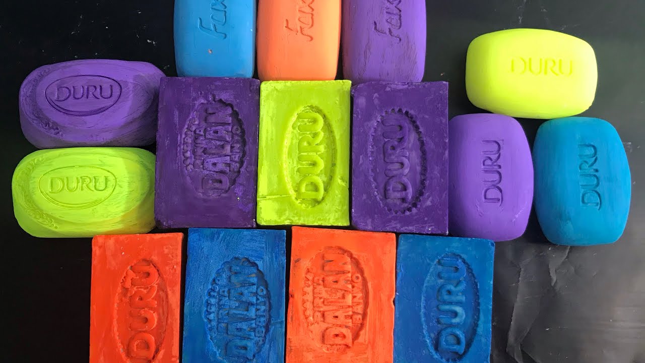 Rengarenk Neon Renkli Sabunlar 😍 / Rahatlatıcı Sabun Kesme Videoları #281