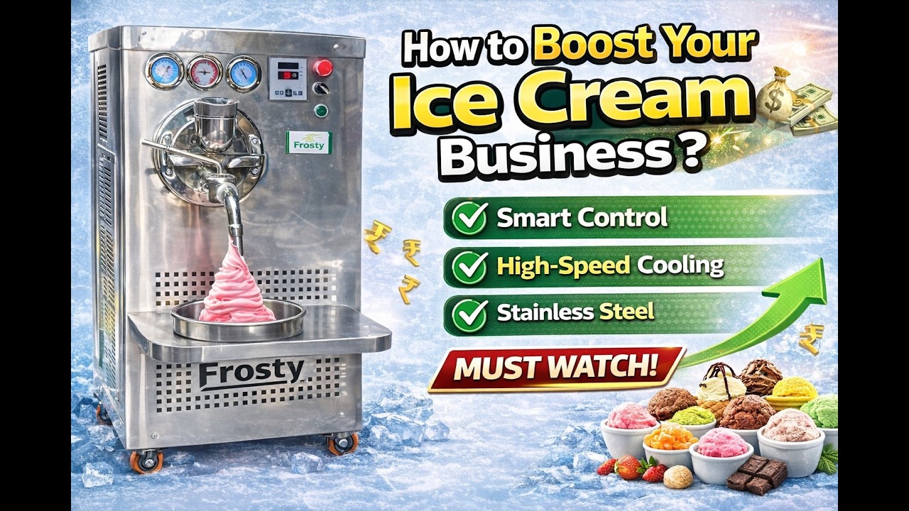 Ice Cream Business Kaise Shuru Karein? | Frosty Batch Freezer,