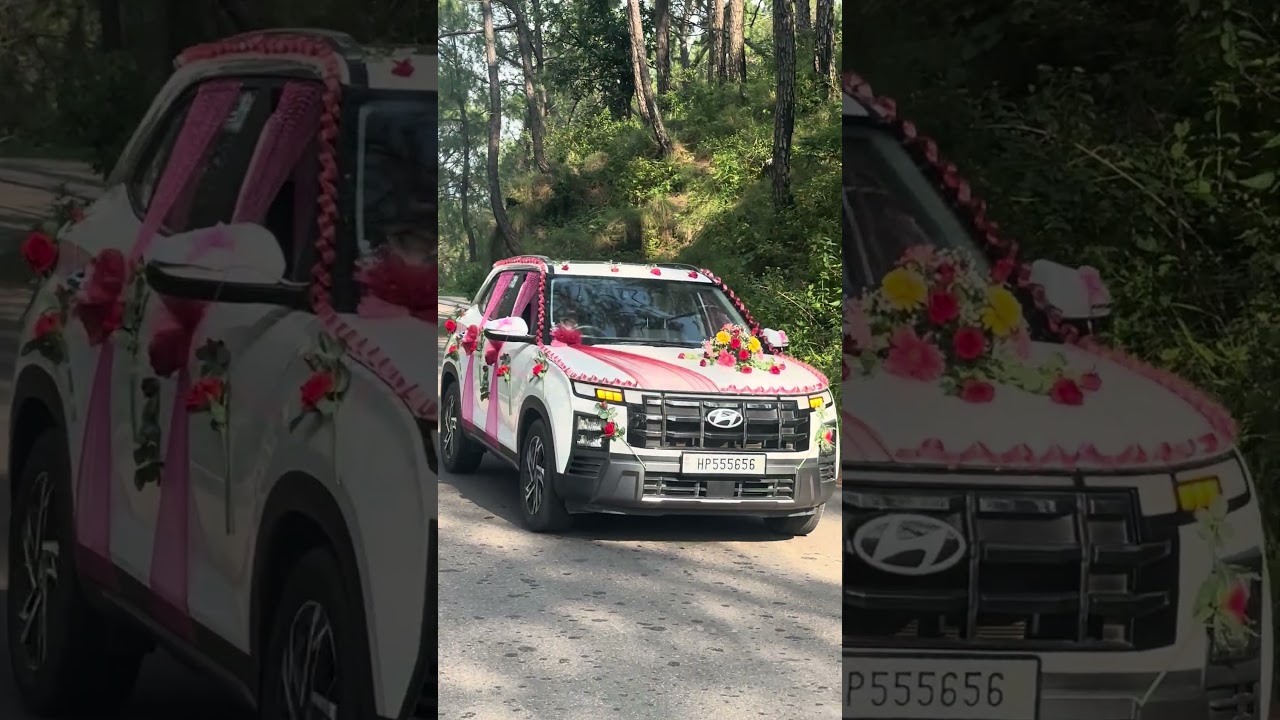 #creta#wedding#cardecoration#motovlog#nature #automobile #thar#cardecoration #love #wedding