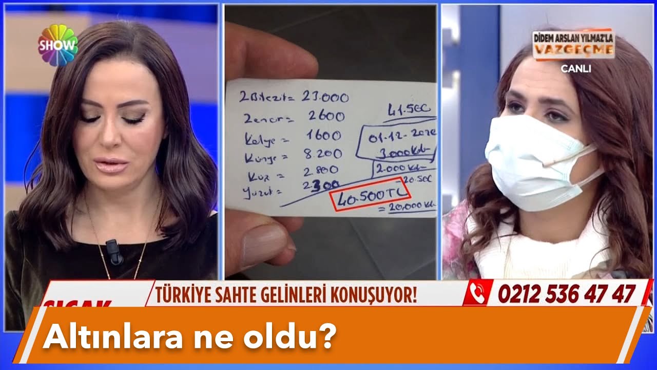 Nehir Naz'ın Sivas'tan aldığı 40 bin liralık altın nerede? | Didem Arslan Yılmaz'la Vazgeçme