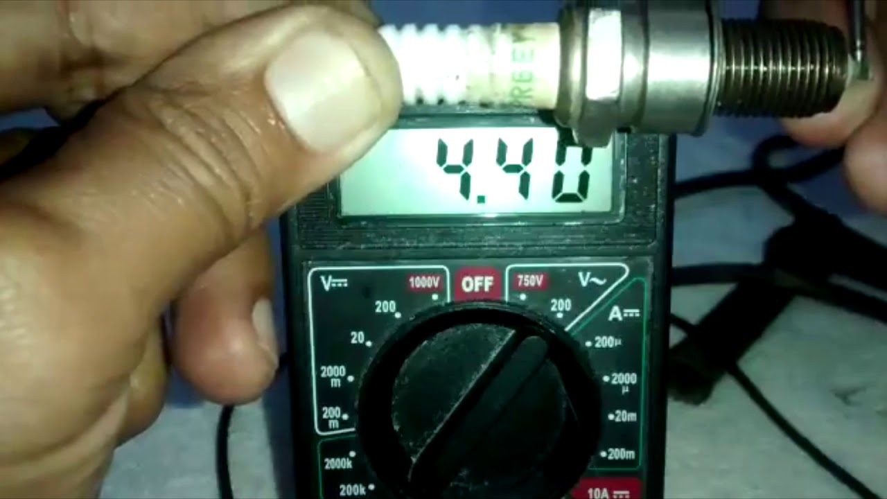 Como testar se as velas e cabos de velas se estão ruins usando o Multímetro