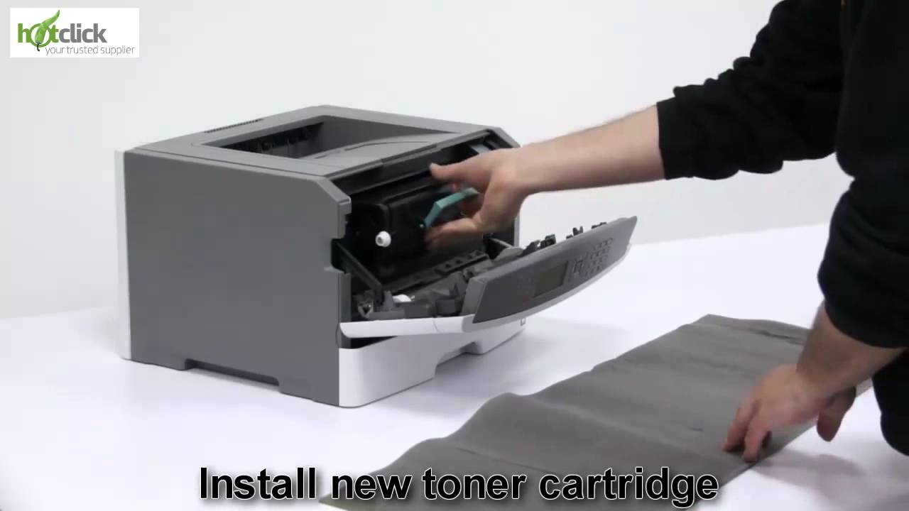 Lexmark E460 Toner Cartridge Replacement - user guide E360H11E