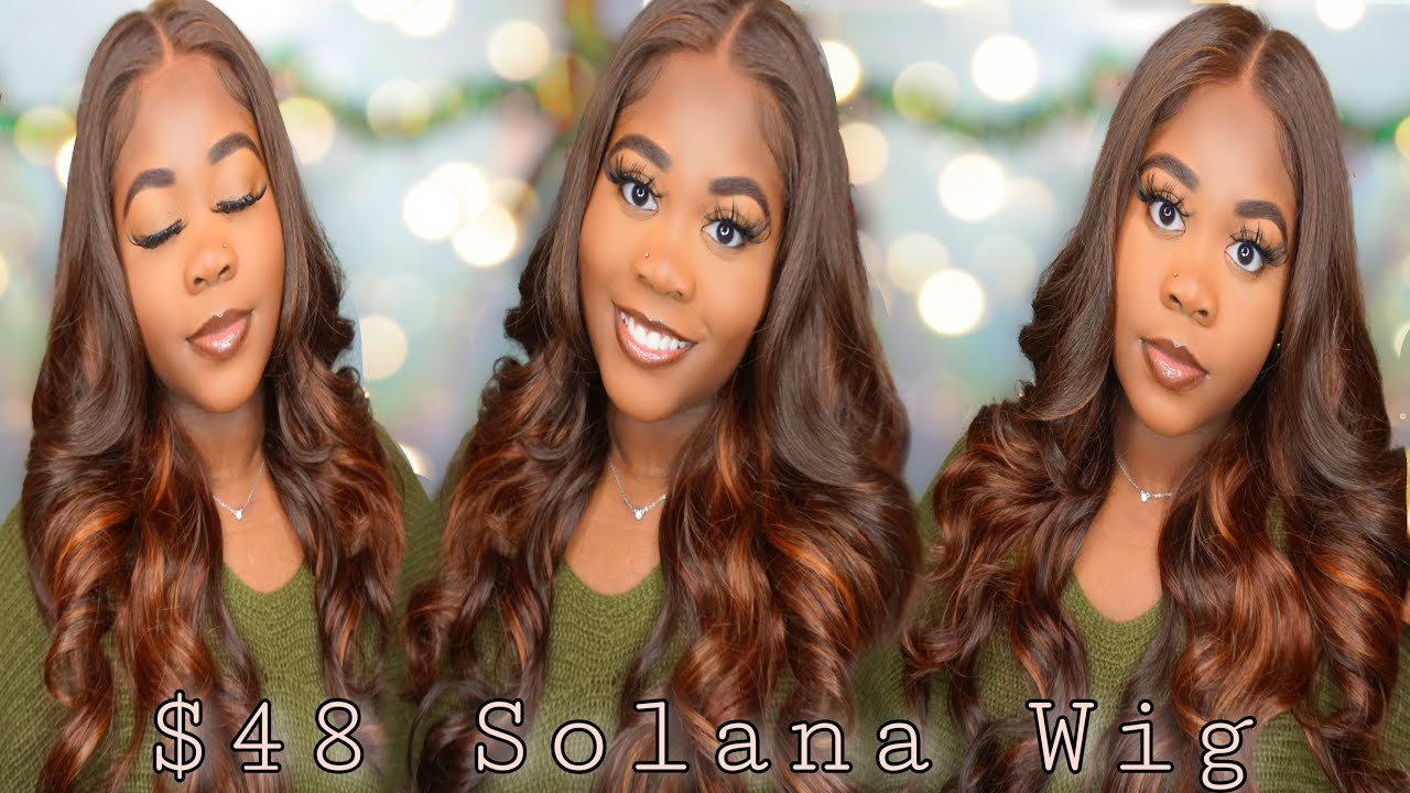 Sensationnel Cloud9 Wig Solana| Flamboyage Chococolate | Synthetic Lace Front Wig Install