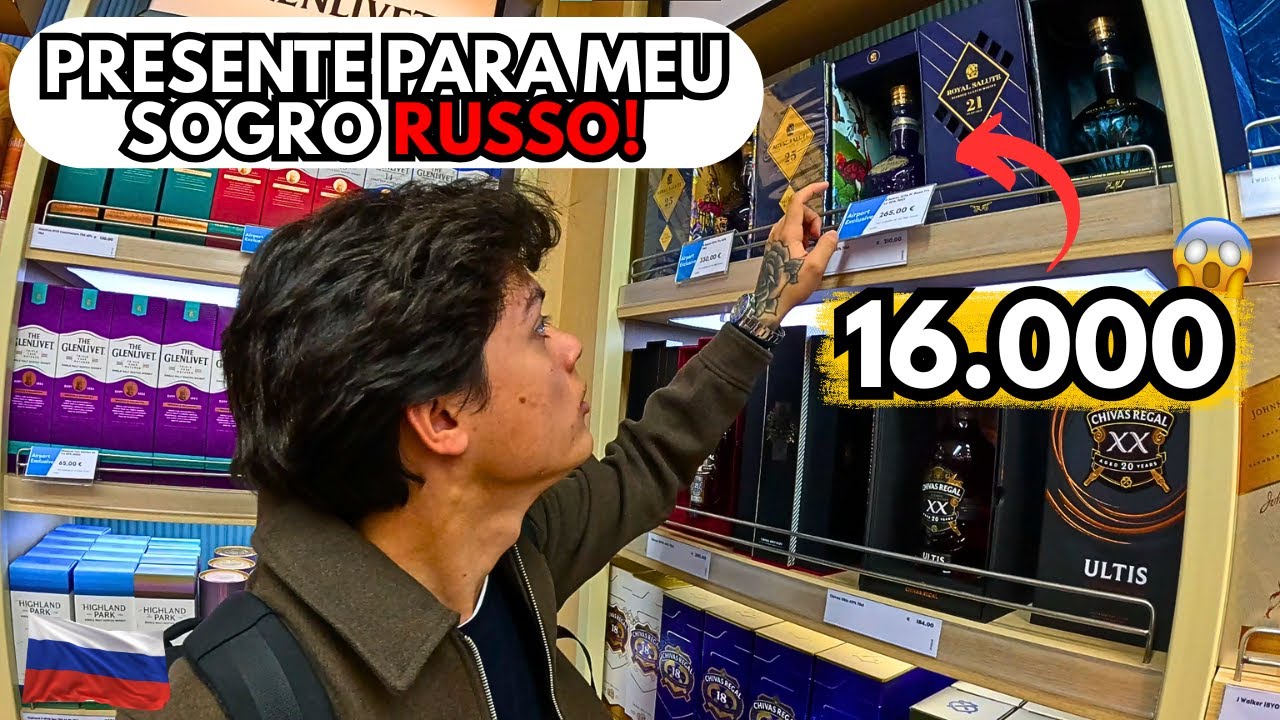 COMPREI UM PRESENTE PARA MEU SOGRO RUSSO 🇷🇺