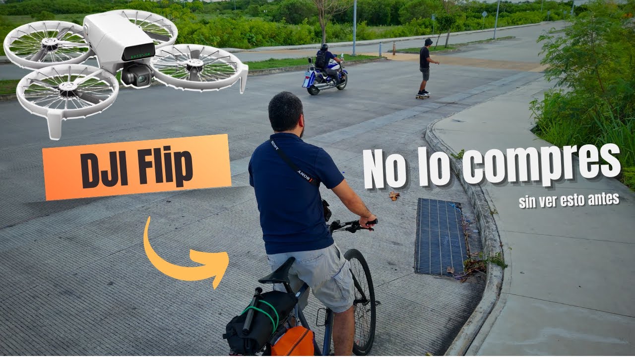 DJI Flip ¿El mejor dron para grabar ciclismo en solitario?