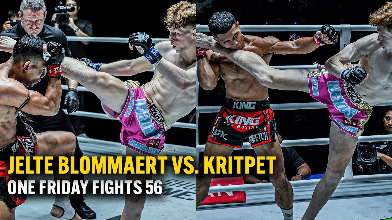 Epic Knockdowns 😱 Jelte Blommaert vs. Kritpet | Muay Thai Full Fight
