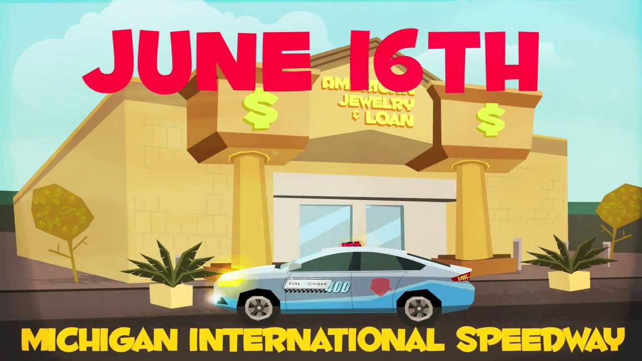 Pawntoons: Seth Gold Drives the Official Pace Car at MIS