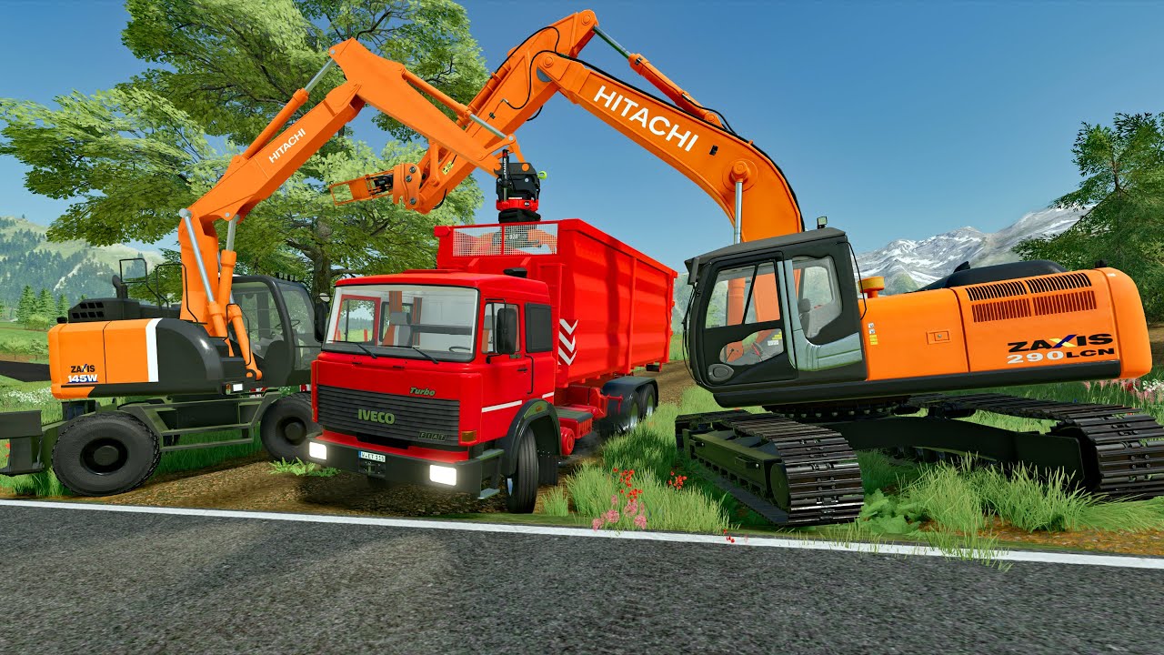 FS22 - Map Waldstetten 026 🇩🇪🚛🚧 - Forestry, Farming and Construction - 4K