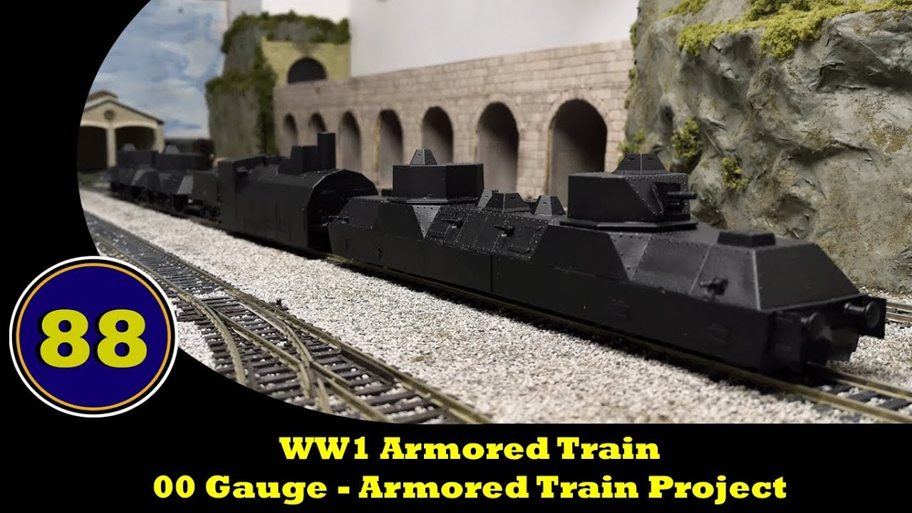 WW1 Armoured Train - 00 Gauge Project - Building an Armoured Train