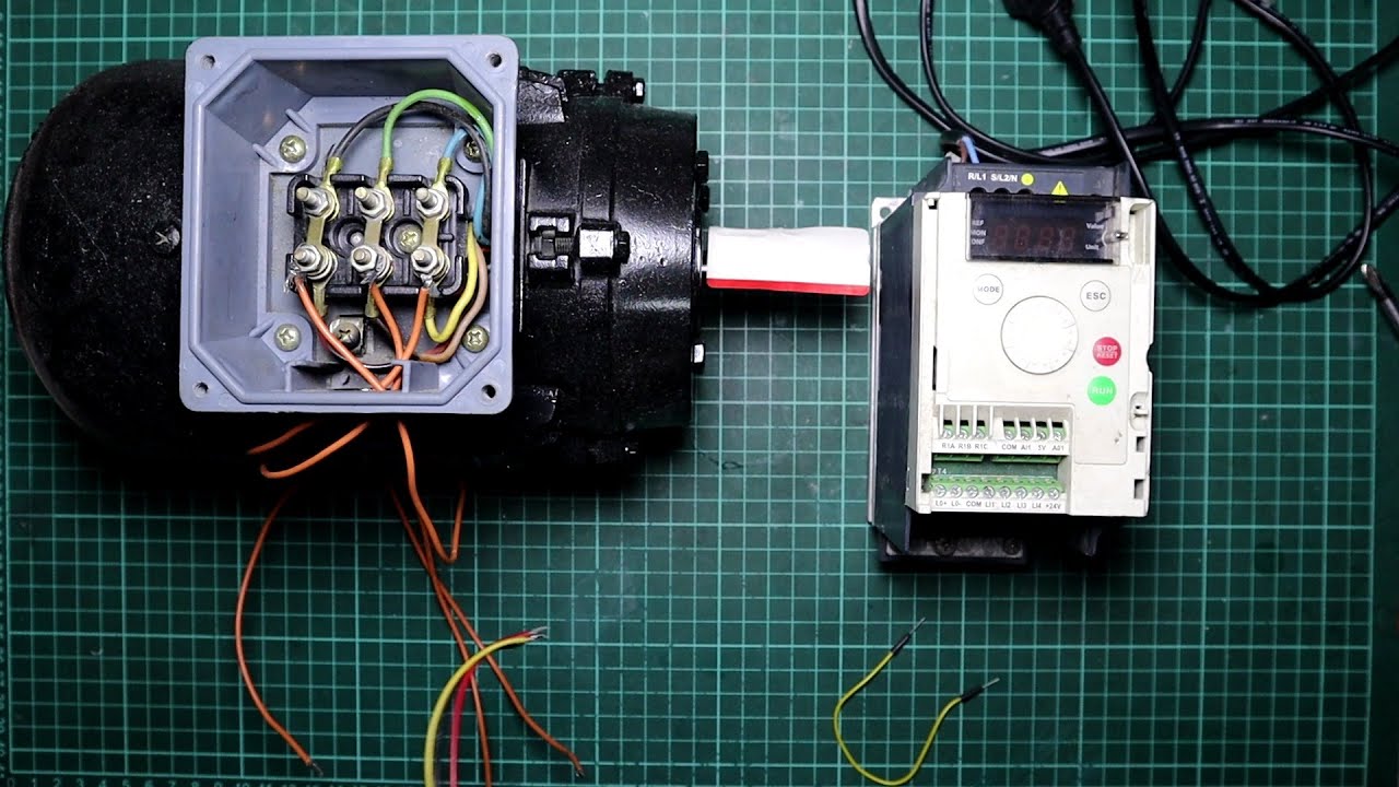 Asenkron motor sürücü potansiyometre ile hız kontrolü