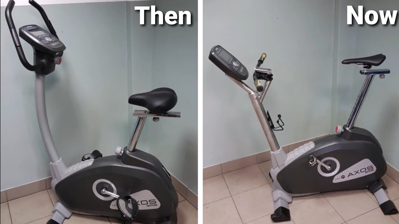 How to rebuild exercise bike to MTB training machine.  Kettler Axos.