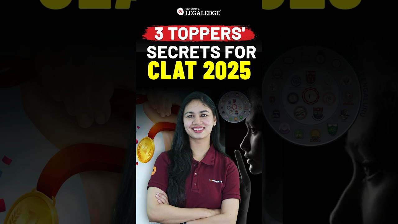 3 Must-Do Tips from CLAT Toppers 💯 #clat2025