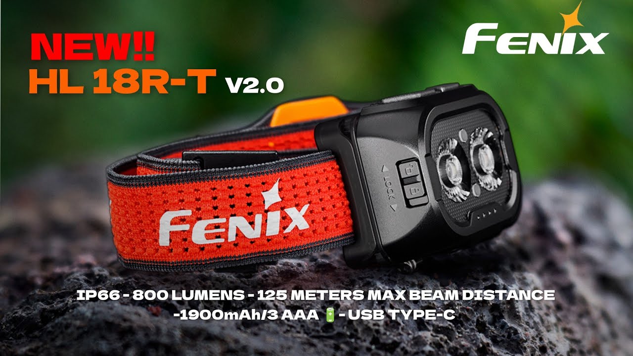 NEW2025‼️ FENIX HL18R-T v2.0.Отличный фонарь для бегунов,#outdoors и не только..Обзор и тест.‼️