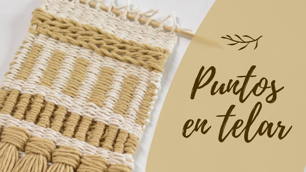 Puntos en Telar - Egipcio, Tafetán Combinado y Soumak 🧶| Niela Varas