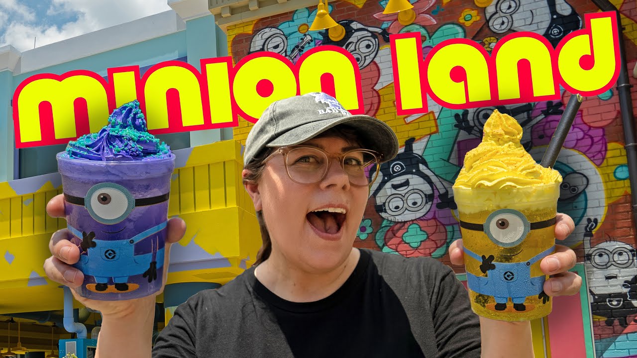 Открывается новый тематический парк Universal! Лучшая еда в стране миньонов?