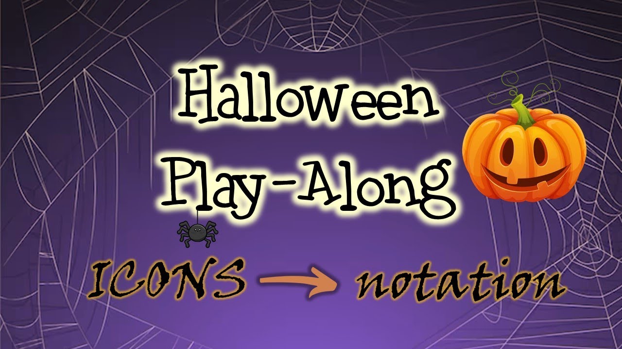 Halloween Rhythm Play Along, icon to notation SWITCH!