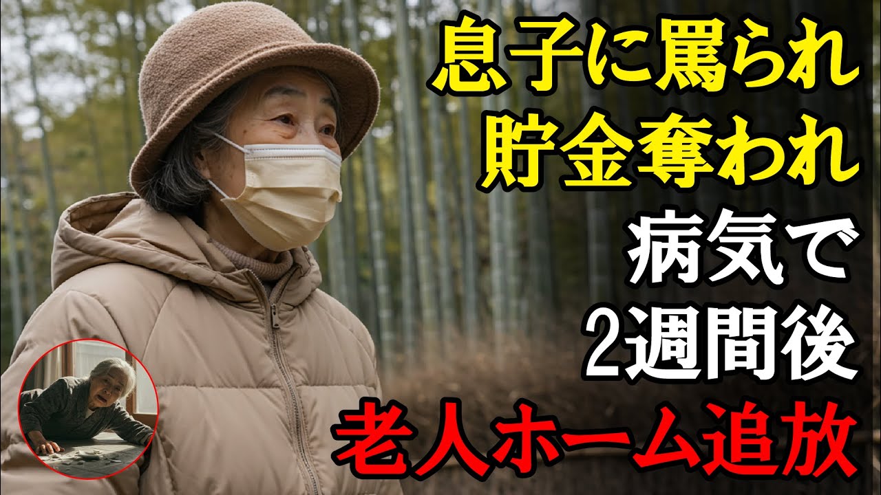 【本当にあった話】「お母さんはお荷物」と息子に言われ老人ホームへ… 貯金1000万円を騙し取られ、たった一つの病気を理由に、2週間で追い出された私の話【老人ホーム 悲劇/感動実話】