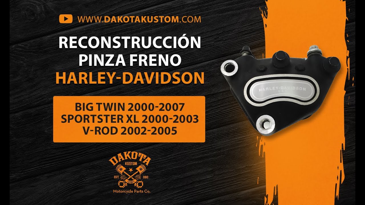 Reconstrucción Pinza Freno Harley-Davidson - Dakota Kustom