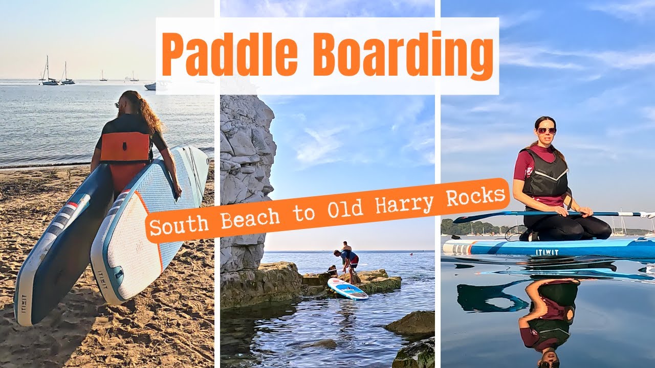 Paddle Boarding from South Beach (Studland Bay) to Old Harry Rocks (Dorset, England)
