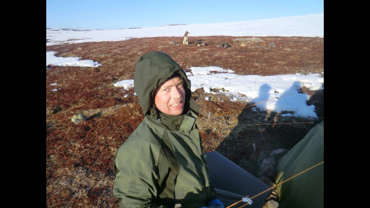 Hundekj&oslash;ring og isfiske p&aring; sennalandet mai 2011.wmv