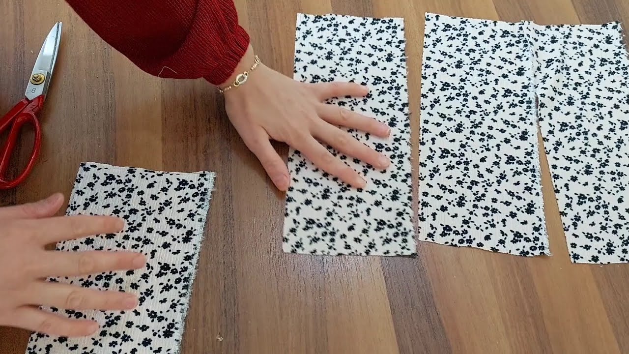 💥Kimse bu parça kumaşları eteğe dönüştürdüğüme inanamadı 😱 nasıl yapılır?