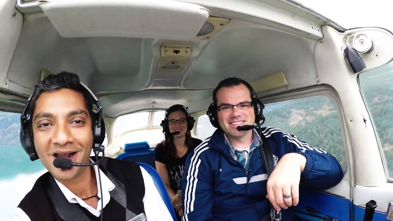 Flying over the Fraser Valley