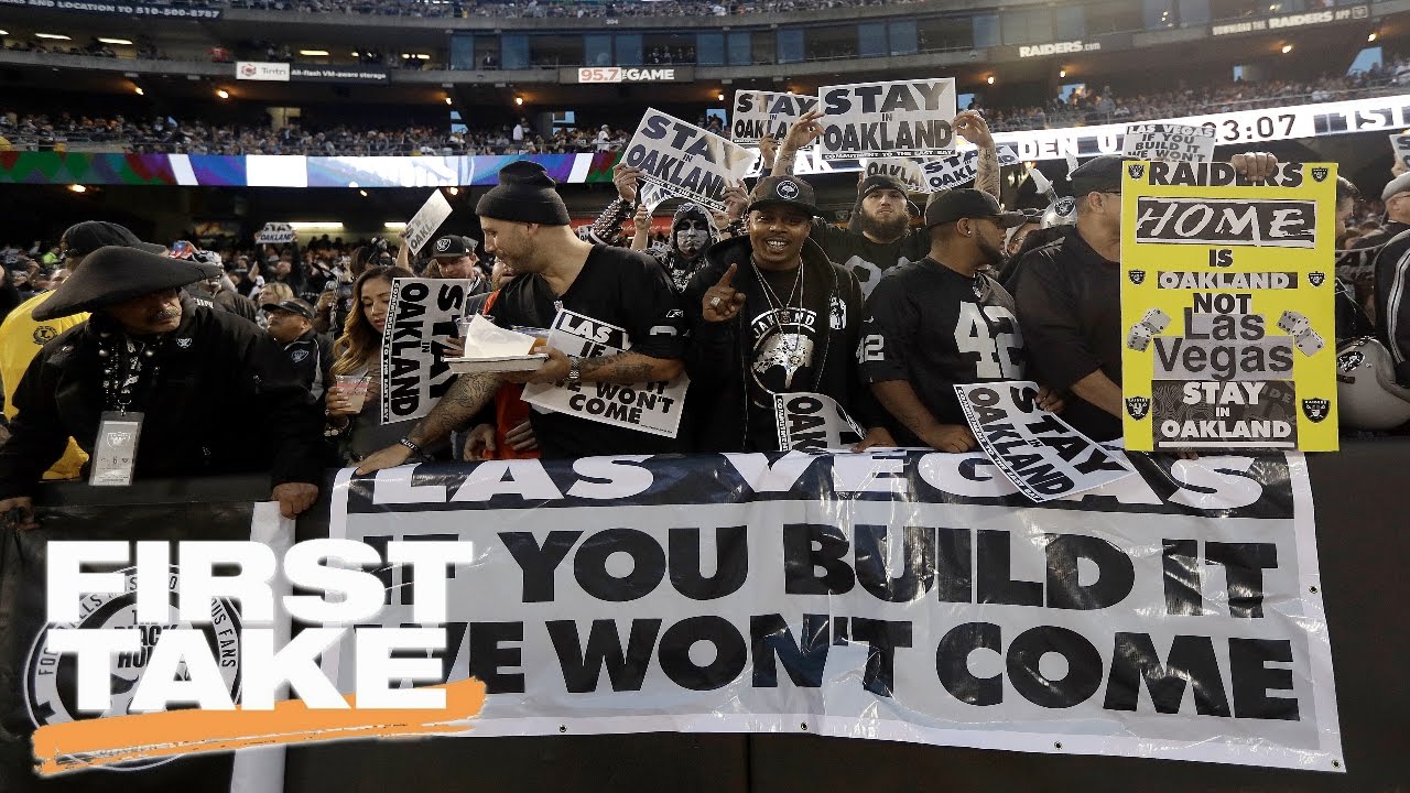 Stephen A. Blames Politicians For Raiders Move to Las Vegas | First Take | March 28, 2017