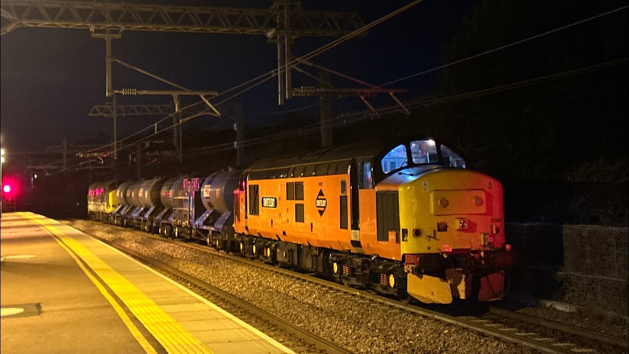 Trains around Edinburgh & Carstairs - ft. 37405 + 37425
