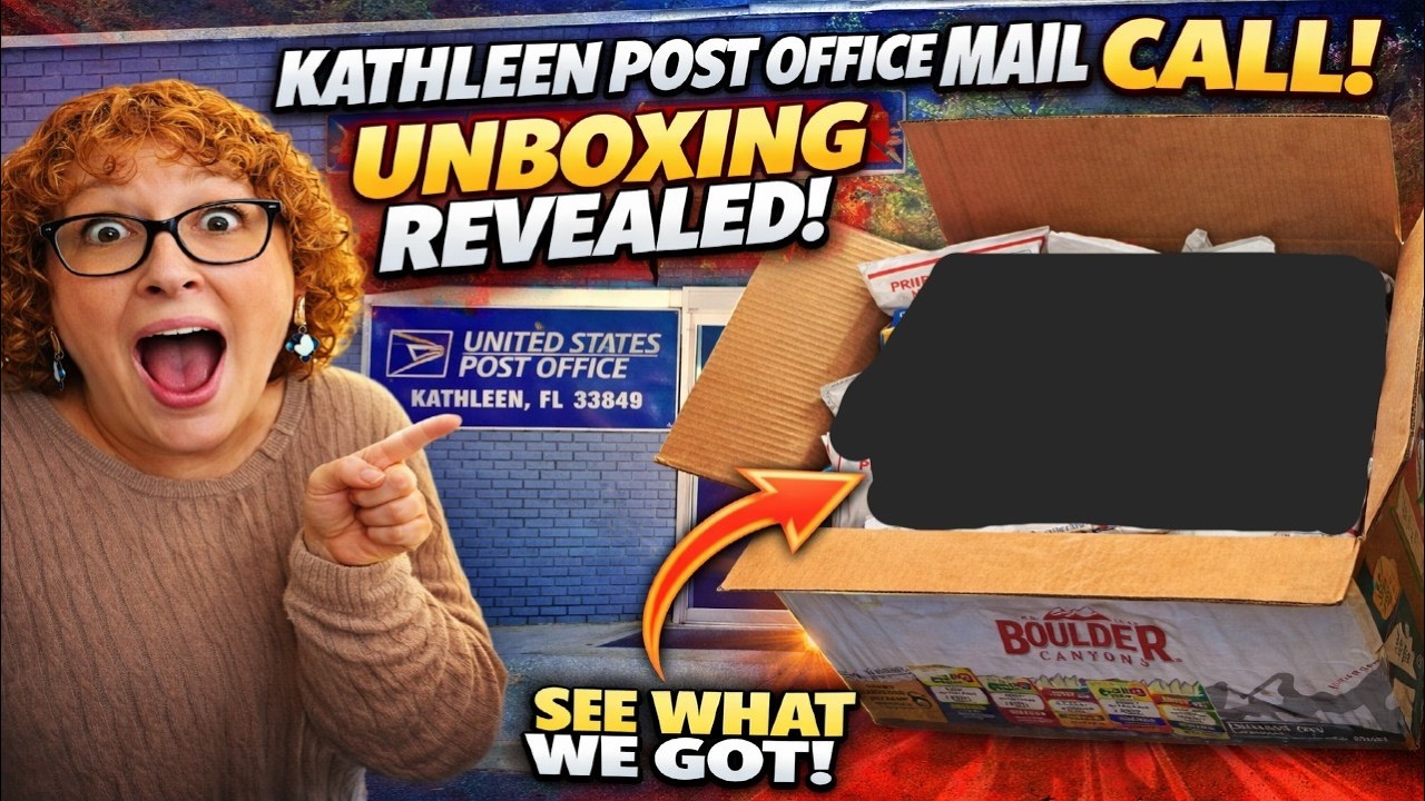 Subscriber Mail Surprise?! Picked Up at Kathleen Post Office! Unboxing Mail Call